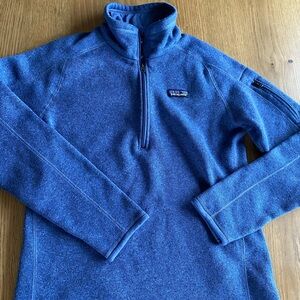 Patagonia Women’s Better Sweater® 1/4-Zip Fleece in Blue